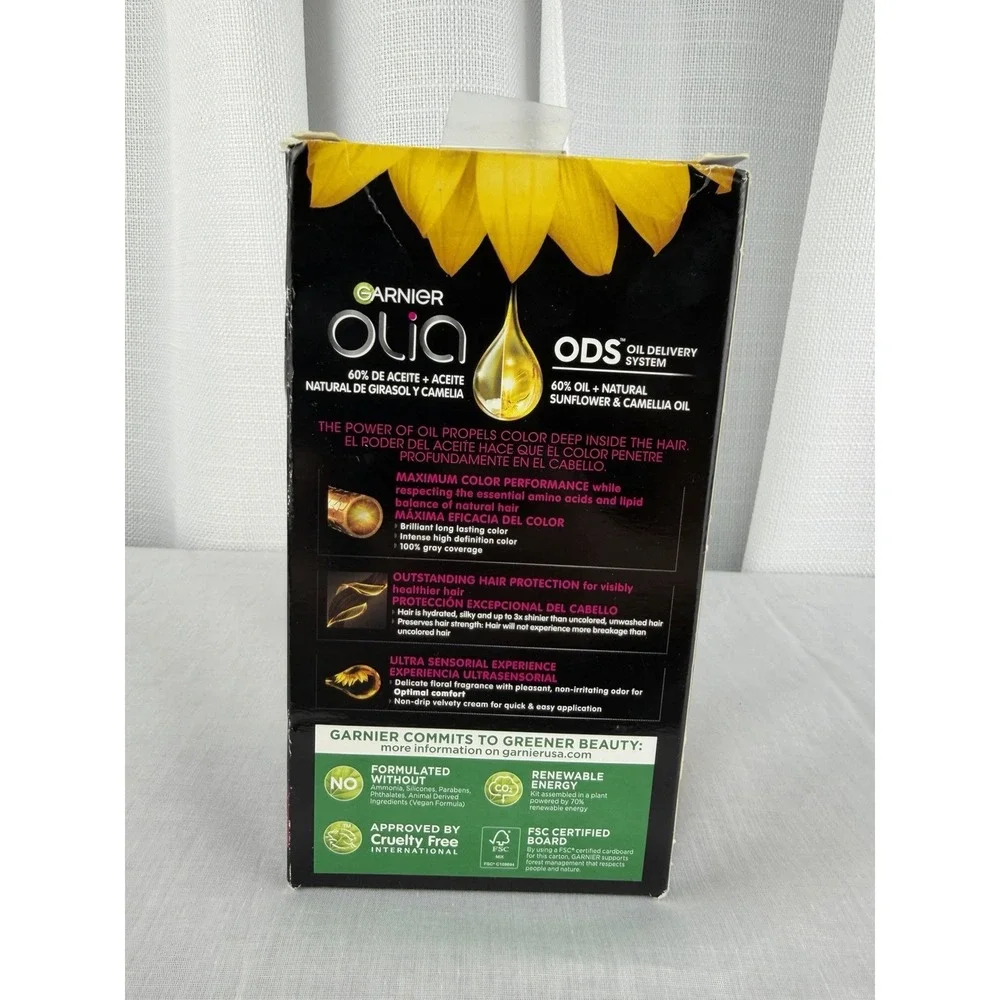 GARNIER OLIA 10.0 VERY LIGHT BLONDE OIL POWERED PERMANENT HAIR COLOR HIGHLIGHTS